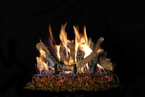 Charred Oak Stack Gas Log Set