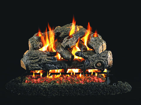 Charred Northern Oak Gas Log Set