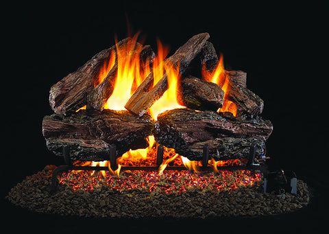 Charred Red Oak Gas Log Set